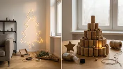 Wenig Platz – viel Weihnachtsgefühl: 10 DIY-Weihnachtsbäume, die du einfach umsetzen kannst